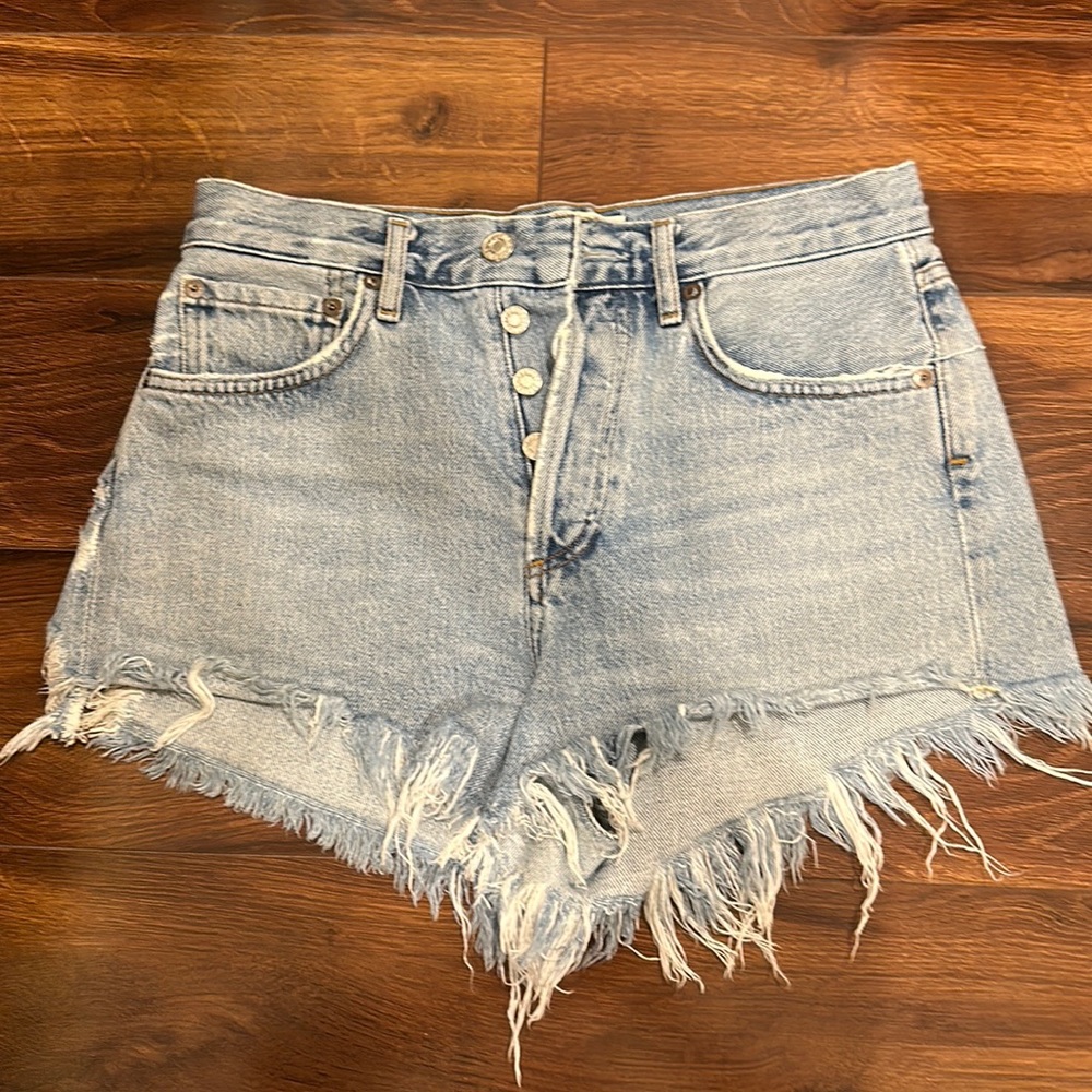 Agolde shorts. So stretchy and cute